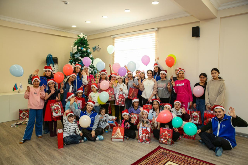 Initiated by Heydar Aliyev Foundation VP Leyla Aliyeva, New Year celebrations organized at children's facilities (PHOTO)