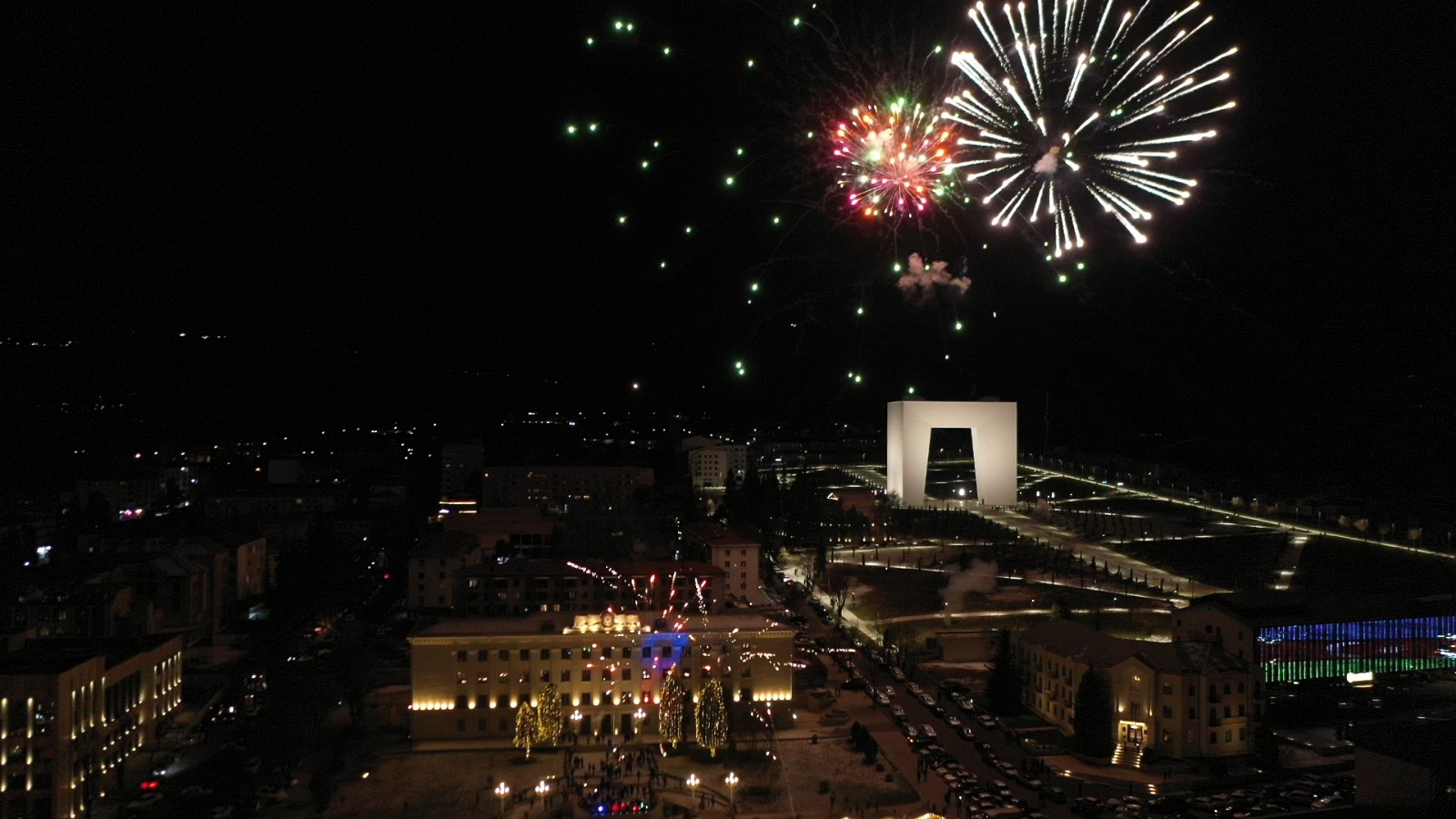 Festive fireworks display takes place in Azerbaijan's Khankendi (PHOTO/VIDEO)