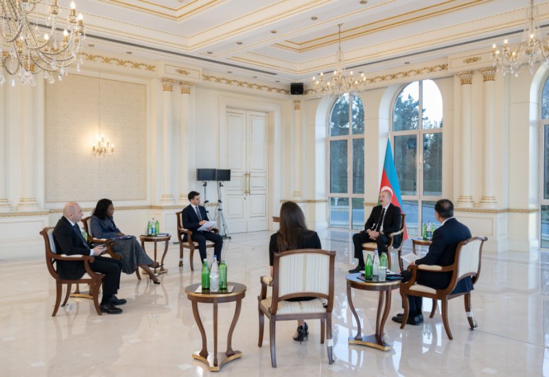 President Ilham Aliyev's interview with local TV channels - ANNOUNCEMENT (VIDEO)