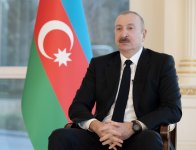 President Ilham Aliyev interviewed by local TV channels (PHOTO/VIDEO)