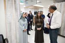 Heydar Aliyev Foundation VP Leyla Aliyeva visits Sultan Qaboos Comprehensive Cancer Care and Research Center in Muscat (PHOTO)