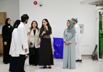 Heydar Aliyev Foundation VP Leyla Aliyeva visits Sultan Qaboos Comprehensive Cancer Care and Research Center in Muscat (PHOTO)
