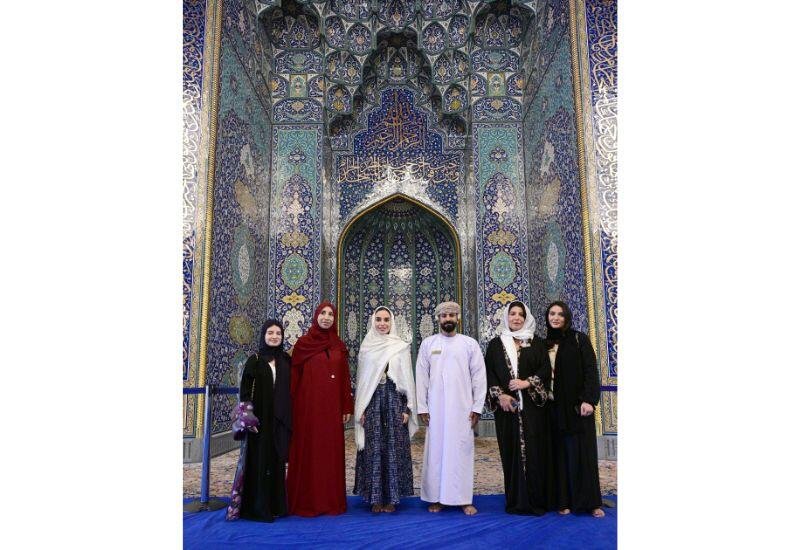 Heydar Aliyev Foundation VP Leyla Aliyeva visits Sultan Qaboos Grand Mosque in Muscat (PHOTO)
