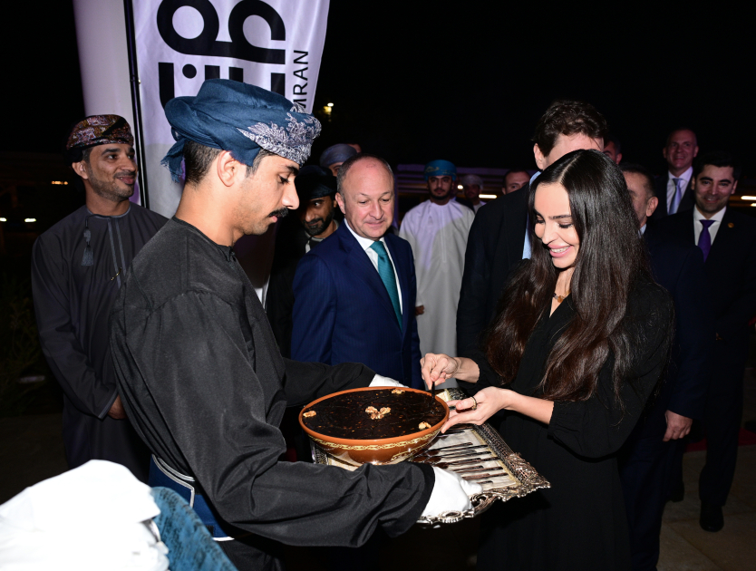 Heydar Aliyev Foundation VP Leyla Aliyeva familiarizes with projects implemented by Oman Tourism Development Company in Muscat (PHOTO)