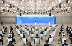 President Ilham Aliyev attends official opening ceremony of Khizi-Absheron Wind Power Plant in Baku (PHOTO/VIDEO)