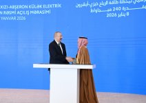 President Ilham Aliyev attends official opening ceremony of Khizi-Absheron Wind Power Plant in Baku (PHOTO/VIDEO)