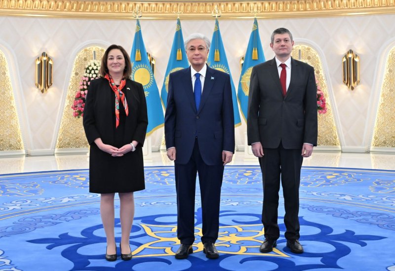 President of Kazakhstan receives credentials of U.S. and Bulgarian ambassadors