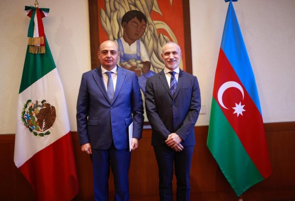 Azerbaijan’s newly appointed ambassador presents copy of credentials to Mexico’s Foreign Ministry (PHOTO)
