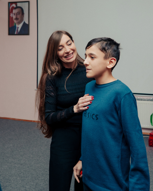 Arzu Aliyeva and Alena Aliyeva visit Shelter and Social Rehabilitation Institution for Vulnerable Groups (PHOTO)