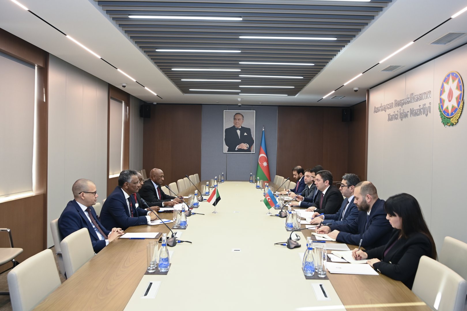 Azerbaijani foreign minister holds talks with Sudanese deputy FM (PHOTO)
