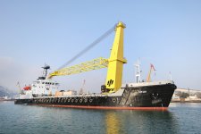 Azerbaijani ASCO's crane vessel Shirvan undergoes major repairs (PHOTO)