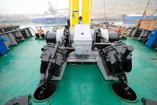 Azerbaijani ASCO's crane vessel Shirvan undergoes major repairs (PHOTO)