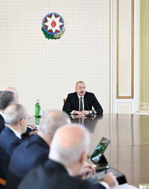 President Ilham Aliyev chairs meeting on State Program for Improvement of Water Supply, Wastewater, and Stormwater Systems in Baku and Absheron peninsula (PHOTO/VIDEO)