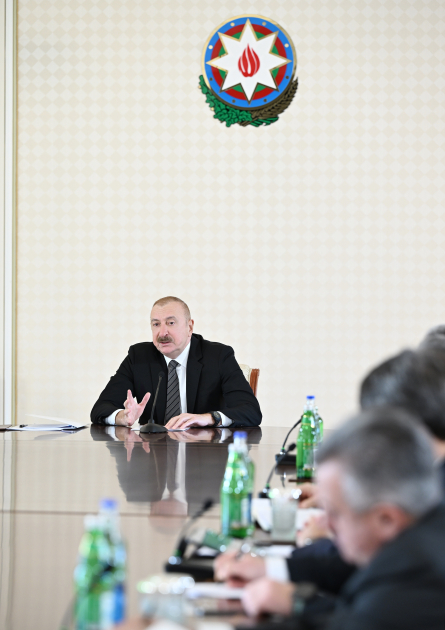President Ilham Aliyev chairs meeting on State Program for Improvement of Water Supply, Wastewater, and Stormwater Systems in Baku and Absheron peninsula (PHOTO/VIDEO)