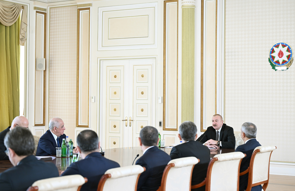 President Ilham Aliyev chairs meeting on State Program for Improvement of Water Supply, Wastewater, and Stormwater Systems in Baku and Absheron peninsula (PHOTO/VIDEO)