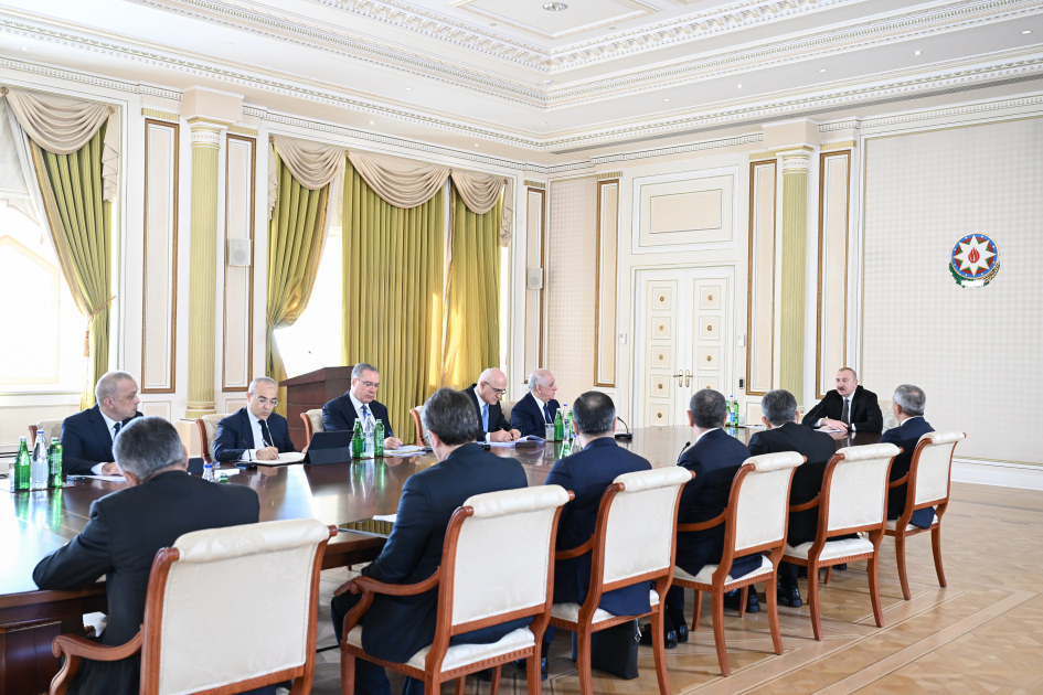 President Ilham Aliyev chairs meeting on State Program for Improvement of Water Supply, Wastewater, and Stormwater Systems in Baku and Absheron peninsula (PHOTO/VIDEO)