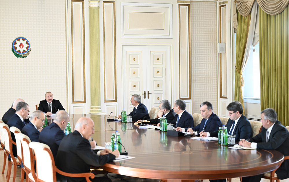 President Ilham Aliyev chairs meeting on State Program for Improvement of Water Supply, Wastewater, and Stormwater Systems in Baku and Absheron peninsula (PHOTO/VIDEO)