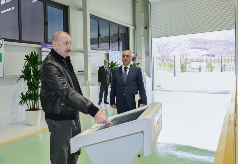 President Ilham Aliyev attends opening of Gozlukorpu Hydroelectric Power Plant in Aghdara district (PHOTO)