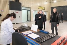 President Ilham Aliyev attends opening of Tartar Electromechanical Plant after reconstruction (PHOTO/VIDEO)