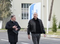 President Ilham Aliyev attends opening of Tartar Electromechanical Plant after reconstruction (PHOTO/VIDEO)
