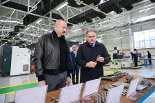 President Ilham Aliyev attends opening of Tartar Electromechanical Plant after reconstruction (PHOTO/VIDEO)