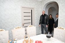 President Ilham Aliyev familiarizes himself with reconstruction work in Ashaghi Oratagh village, Aghdara district (PHOTO)