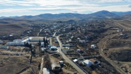 President Ilham Aliyev familiarizes himself with reconstruction work in Ashaghi Oratagh village, Aghdara district (PHOTO)