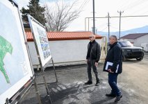 President Ilham Aliyev inspects reconstruction progress in Chapar Village, Aghdara district (PHOTO)