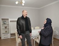 President Ilham Aliyev inspects reconstruction progress in Chapar Village, Aghdara district (PHOTO)