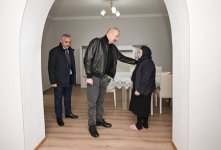 President Ilham Aliyev inspects reconstruction progress in Chapar Village, Aghdara district (PHOTO)