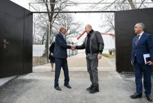 President Ilham Aliyev inspects reconstruction progress in Childiran village, Aghdara district (PHOTO/VIDEO)