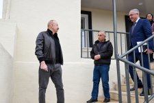 President Ilham Aliyev inspects reconstruction progress in Heyvali village, Aghdara district (PHOTO)
