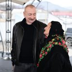 President Ilham Aliyev meets with residents of villages Asaghi Oratagh, Chilidran, Heyvali, and Chapar in Aghdara district (PHOTO)