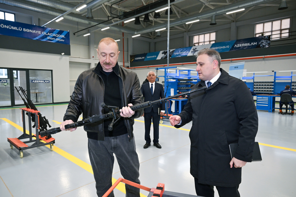 President Ilham Aliyev attends opening of Tartar Electromechanical Plant after reconstruction (PHOTO/VIDEO)