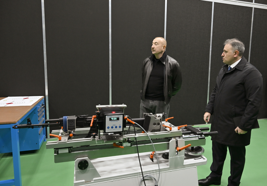 President Ilham Aliyev attends opening of Tartar Electromechanical Plant after reconstruction (PHOTO/VIDEO)