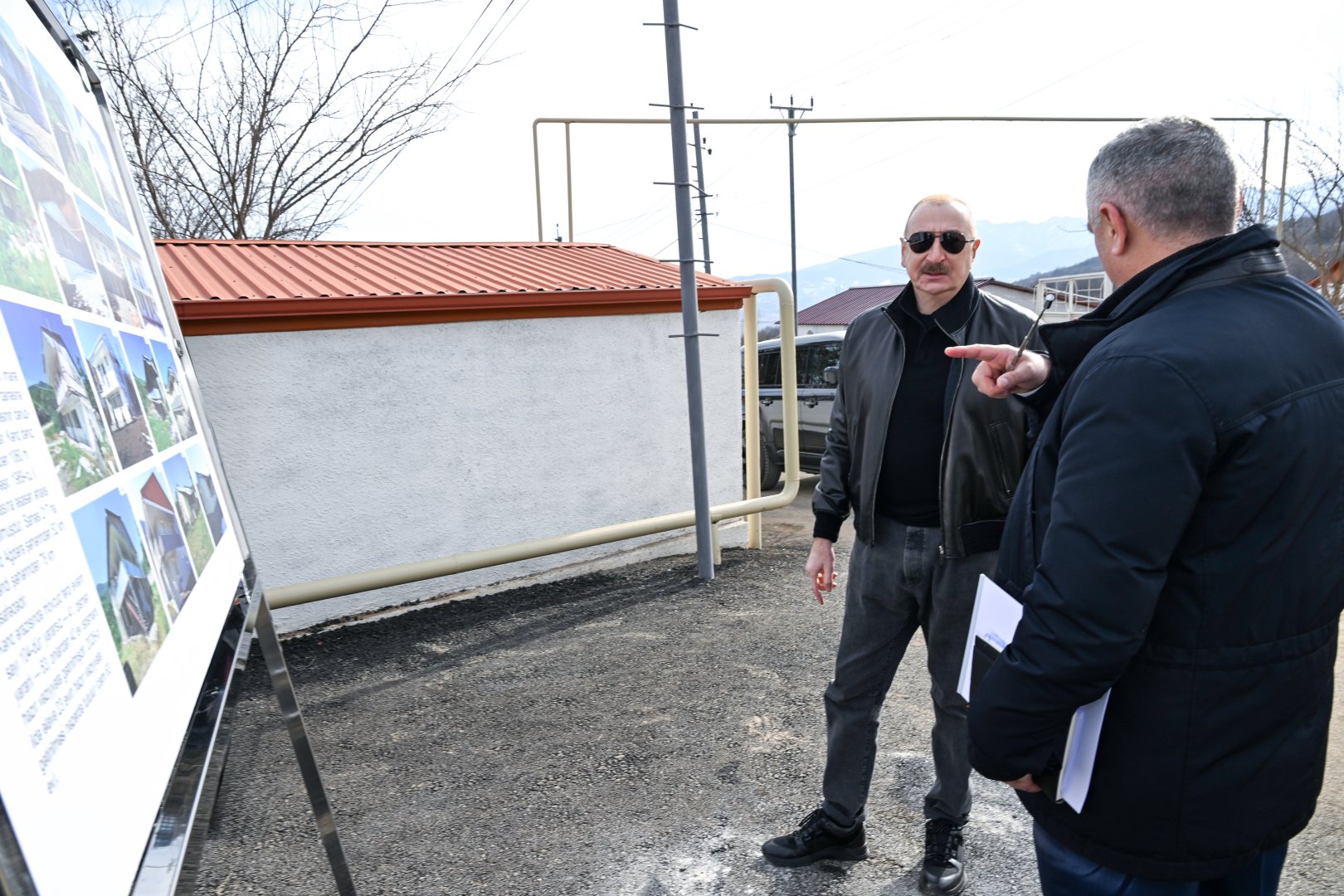 President Ilham Aliyev inspects reconstruction progress in Chapar Village, Aghdara district (PHOTO)