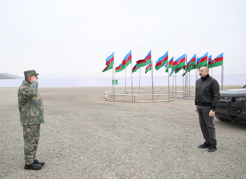 President Ilham Aliyev lays foundation stone for Special Operations Center in Aghdara district (PHOTO)