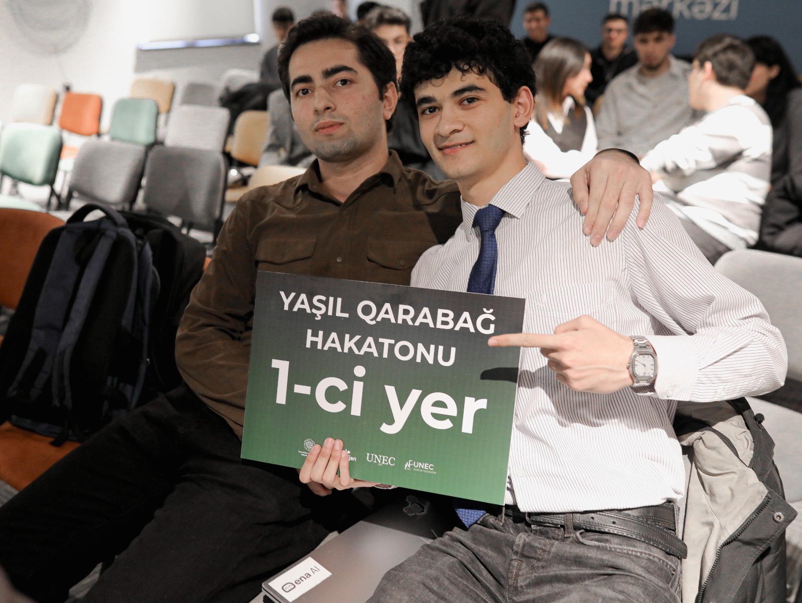 Innovation competition at UNEC: “B2B Solutions” and “Green Karabakh” Hackathons Held (PHOTO)