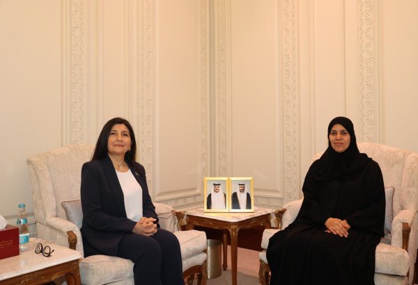 IPU VP Sevil Mikayilova, deputy speaker of Qatari Parliament hold meeting in Doha (PHOTO)