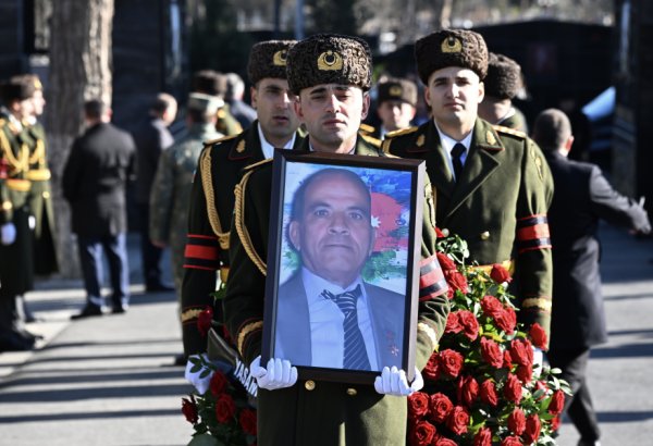 Azerbaijan hosts farewell ceremony for National Hero Shahin Taghiyev (PHOTO)