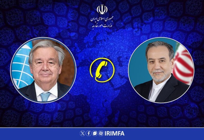 Iranian FM, UN Secretary-General discuss regional military escalation