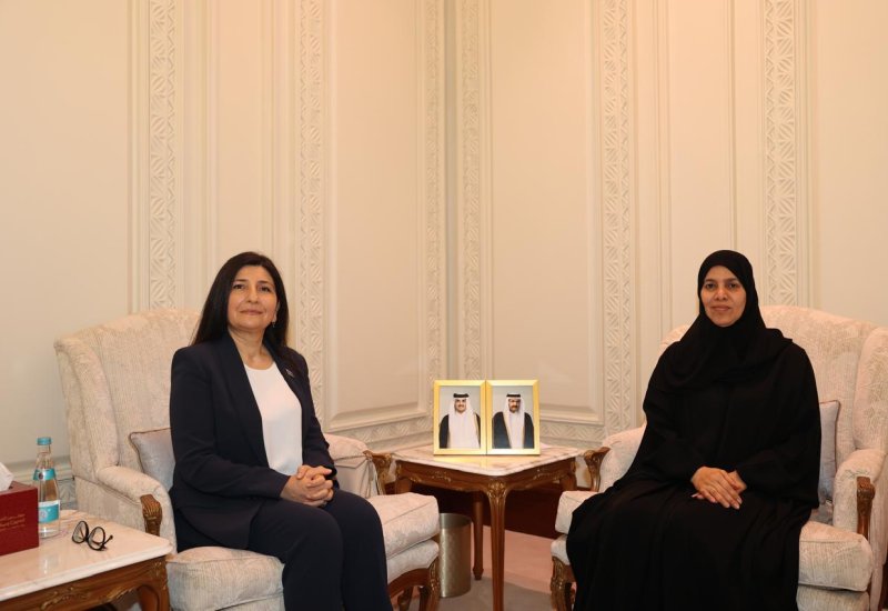 IPU VP Sevil Mikayilova, deputy speaker of Qatari Parliament hold meeting in Doha (PHOTO)