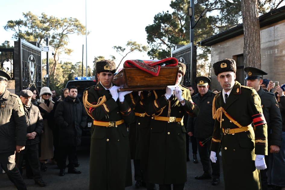 Azerbaijan hosts farewell ceremony for National Hero Shahin Taghiyev (PHOTO)