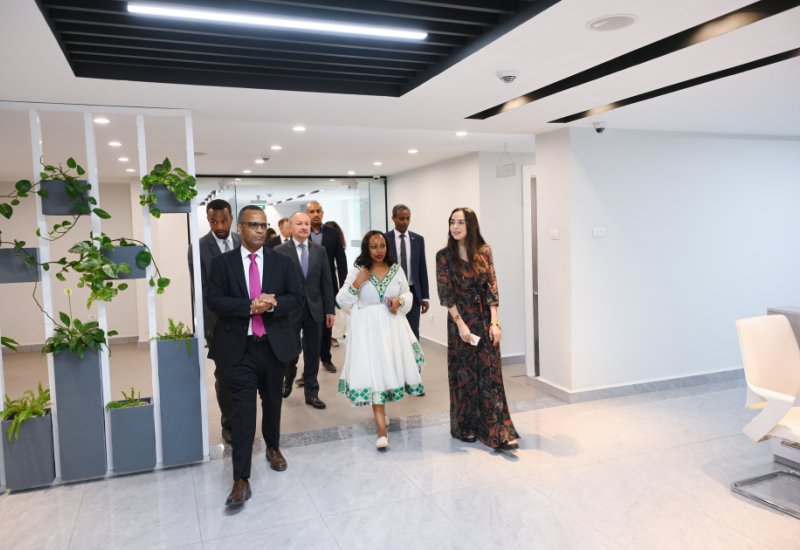 Heydar Aliyev Foundation VP Leyla Aliyeva visits MESOB One-Stop Service Center in Ethiopia (PHOTO)