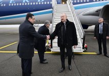 President Ilham Aliyev arrives in Switzerland to attend World Economic Forum annual meeting (PHOTO/VIDEO)