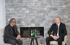 President Ilham Aliyev meets with Director-General of World Health Organization in Davos (PHOTO/VIDEO)