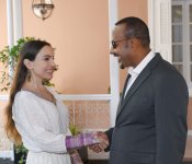 Heydar Aliyev Foundation VP Leyla Aliyeva meets with Ethiopian Prime Minister (PHOTO)