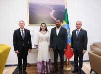 Heydar Aliyev Foundation VP Leyla Aliyeva meets with Ethiopian Prime Minister (PHOTO)