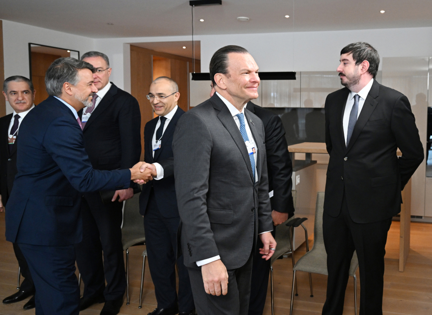 President Ilham Aliyev meets with Chairman of Brazil’s BTG Pactual in Davos (PHOTO/VIDEO)