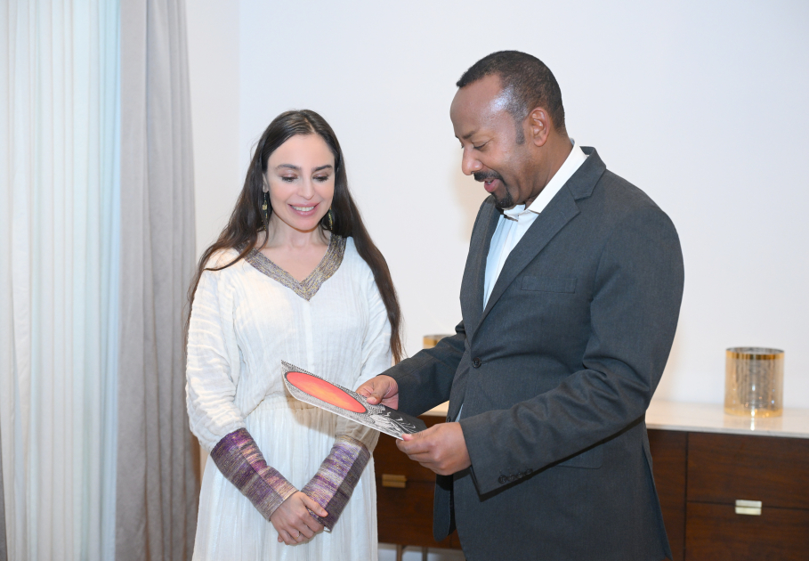 Heydar Aliyev Foundation VP Leyla Aliyeva meets with Ethiopian Prime Minister (PHOTO)